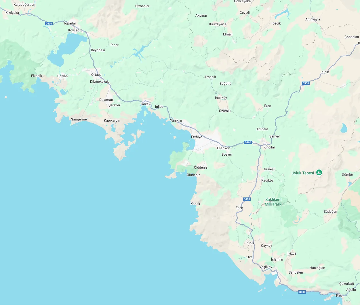 Fethiye Route Image
