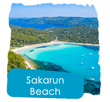 Sakarun beach