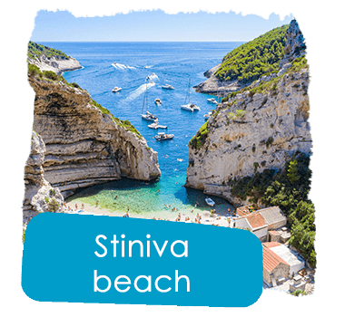 Stiniva beach yacht charter Croatia