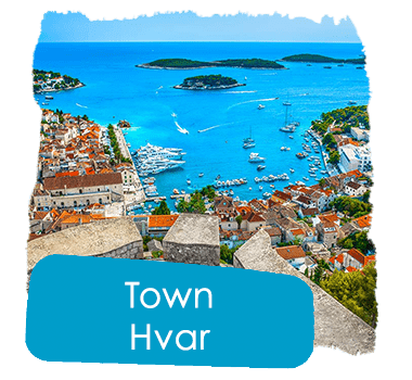Town Hvar yacht charter Croatia