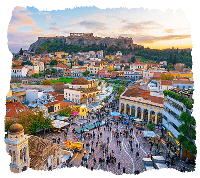Athens charter area itinerary