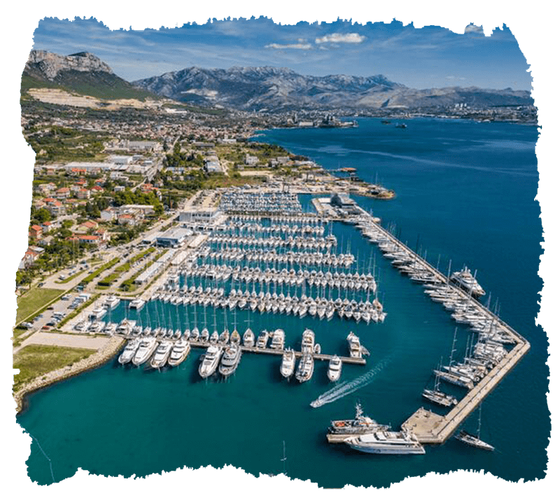 Kastela marina Yacht charter Croatia