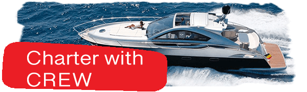Fully crew Motor boat charter Greece