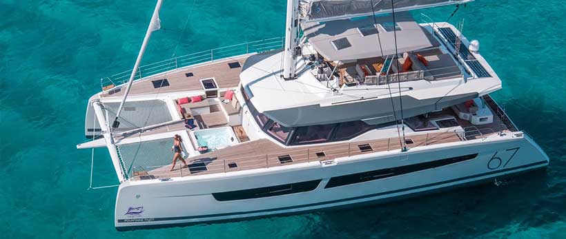 Alegria 67 Fountaine Pajot Catamaran Charter Greece Main