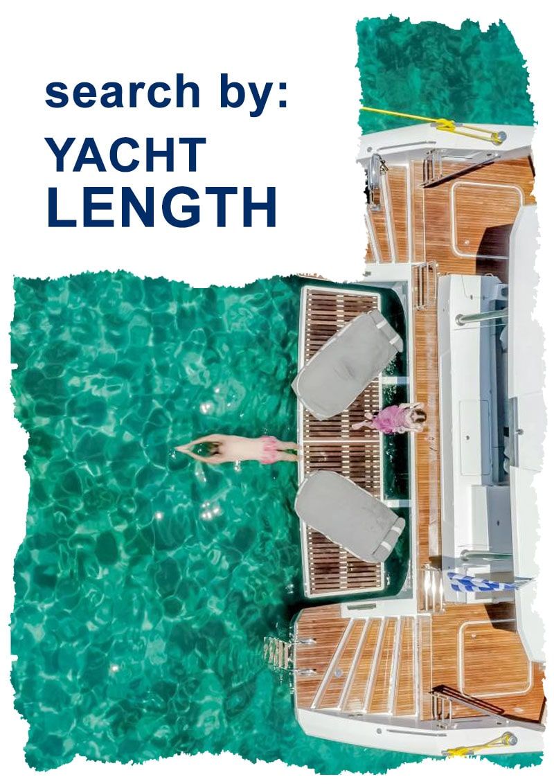 Catamaran Charter Greece search by Yacht Length