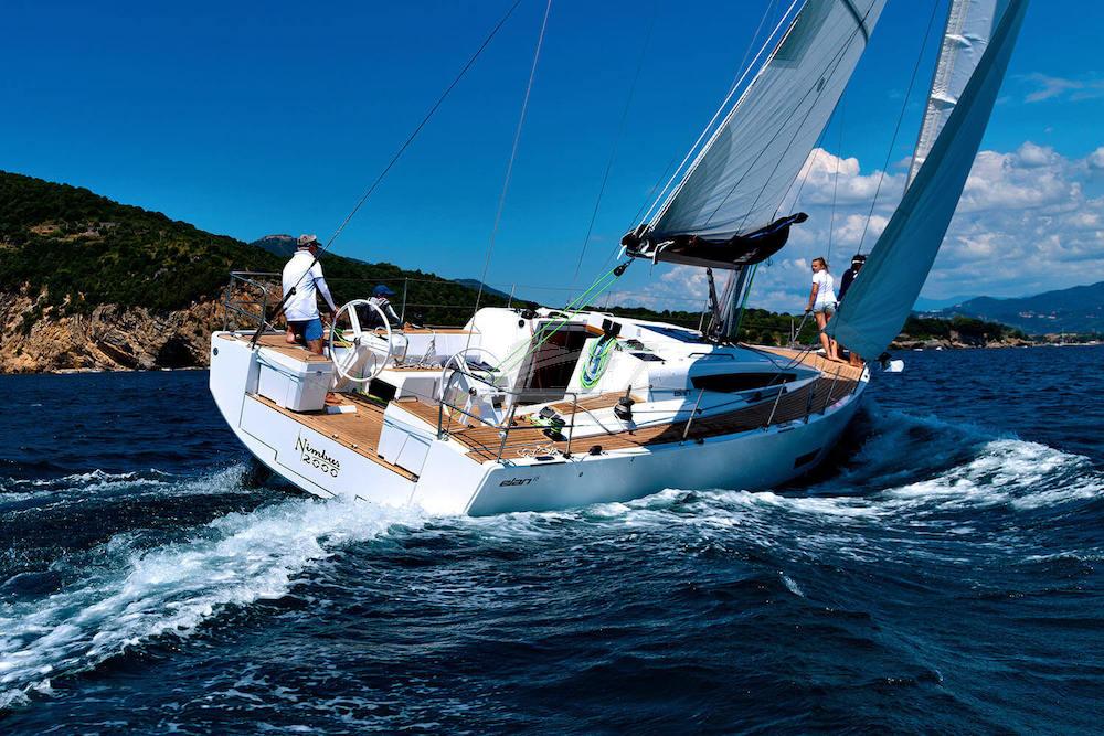 Elan E5 sailing boat charter croatia 1 min