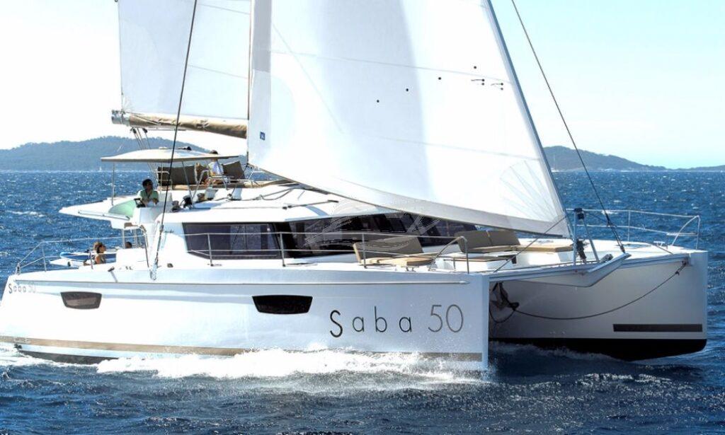 Fountaine Pajot Saba 50 Catamaran Charter Greece 1