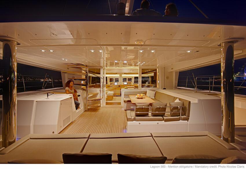 Lagoon 560 luxury crewed catamaran Greece 10