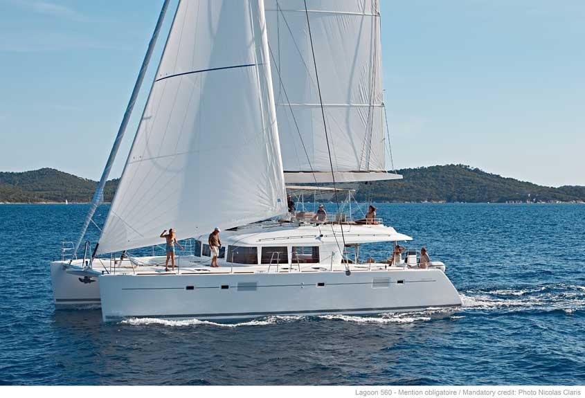 Lagoon 560 luxury crewed catamaran Greece 6
