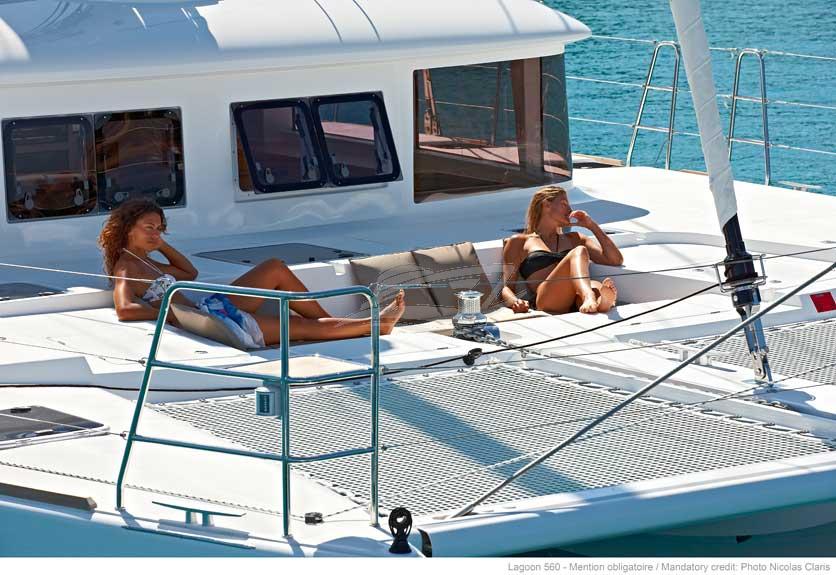 Lagoon 560 luxury crewed catamaran Greece 8