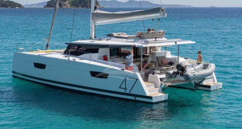 Saona 47 Catamaran Charter Greece 27