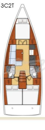Beneteau Oceanis 38.1 sailing yachts charter croatia 11