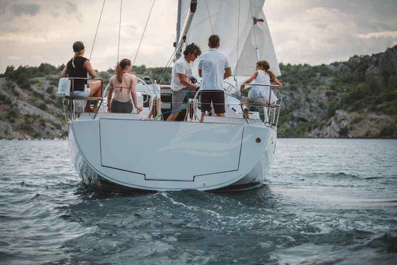 Elan 45.1 sailing boat charter croatia 10 min