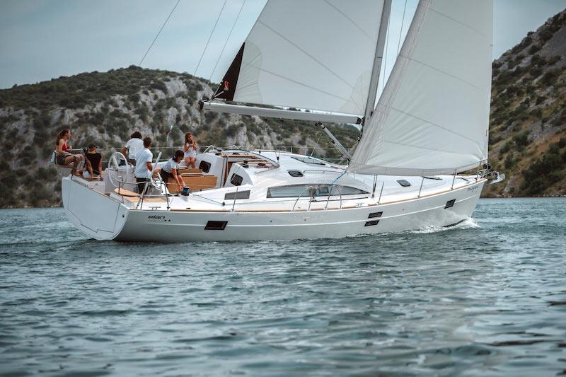 Elan 45.1 sailing boat charter croatia 14 min