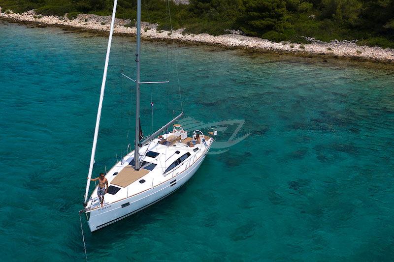 Elan 45.1 sailing boat charter croatia 20 min