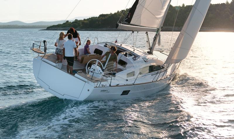 Elan 45.1 sailing boat charter croatia 28 min