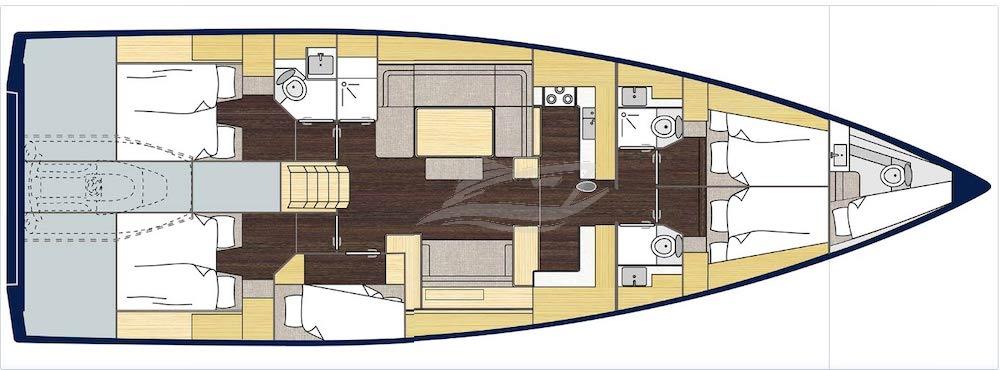 Bavaria C57 sailing yacht charter Greece 45