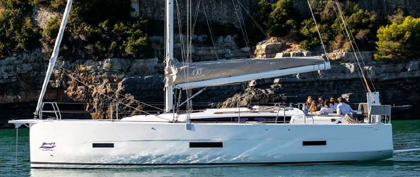 Dufour 430 GL Sailing Yacht Charter Greece Main