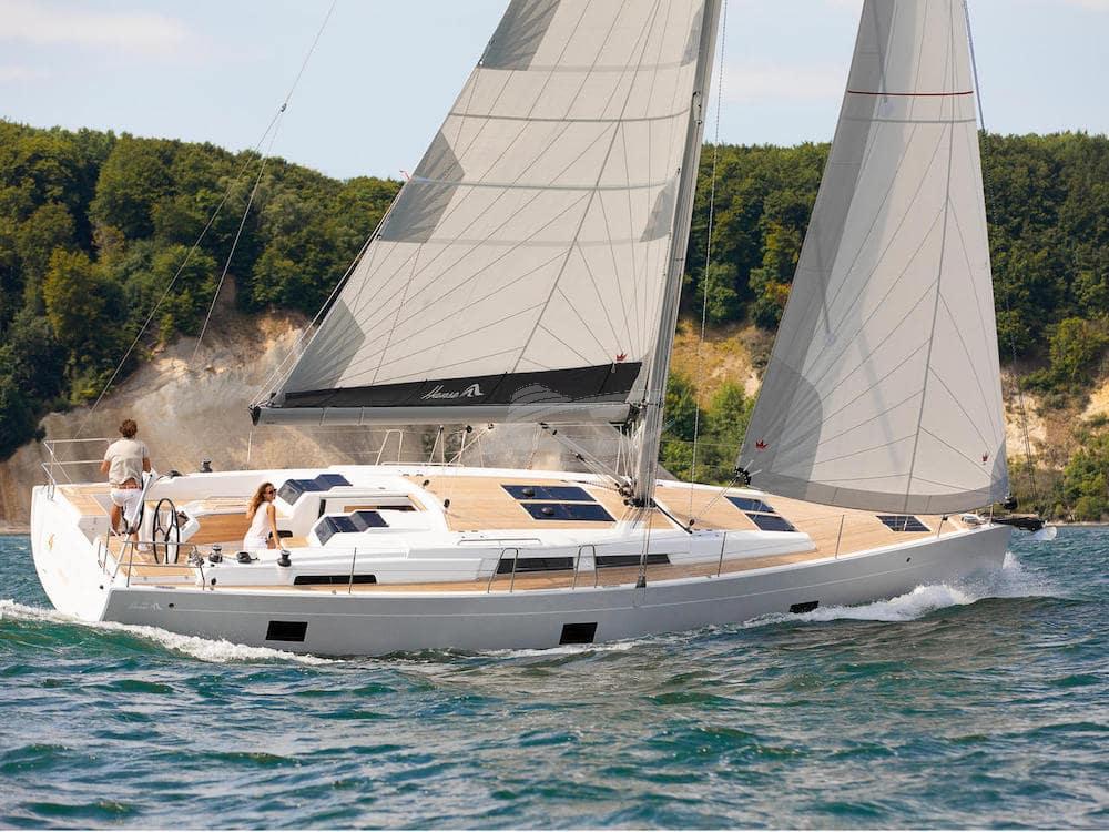 Hanse 458 sailing yachts charter greece 20