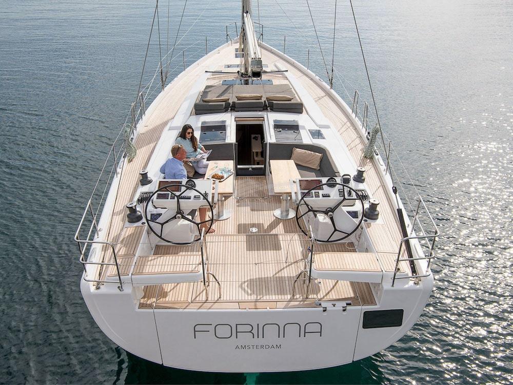 Hanse 588 sailing yacht charter greece 1