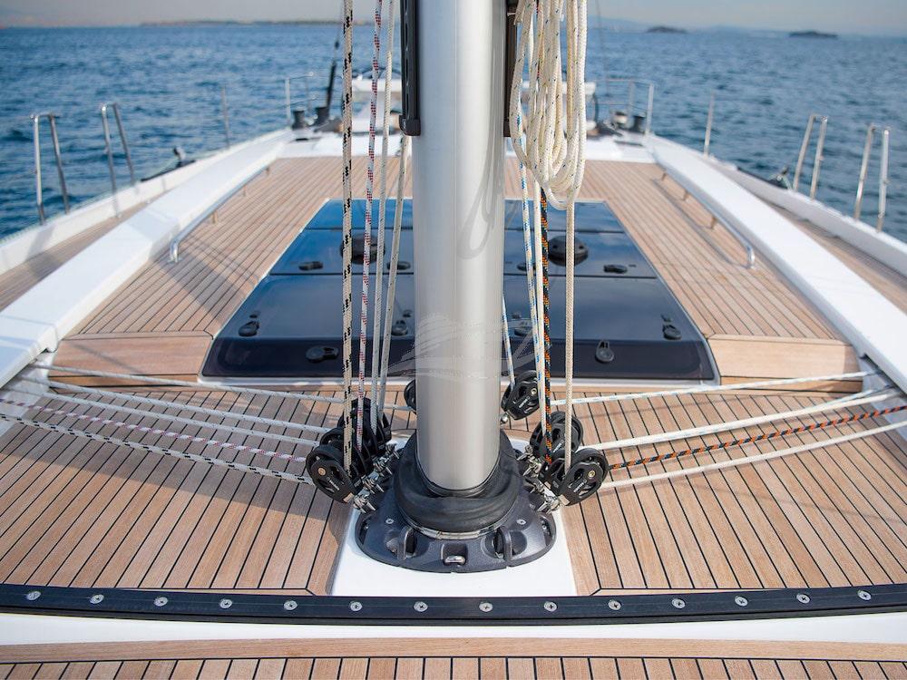 Hanse 588 sailing yacht charter greece 10