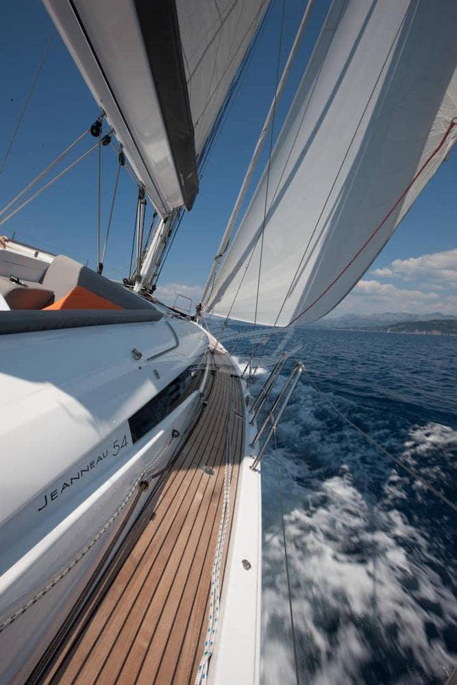 Jeanneau 54 sailing yacht charter greece 37