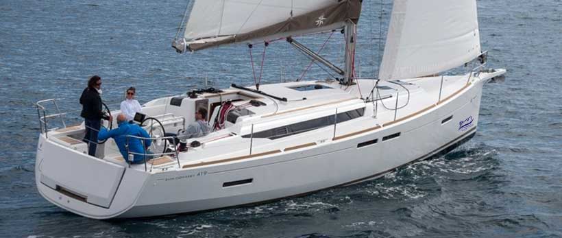 Jeanneau Sun Odyssey 419 Sailing Yacht Charter Greece Main
