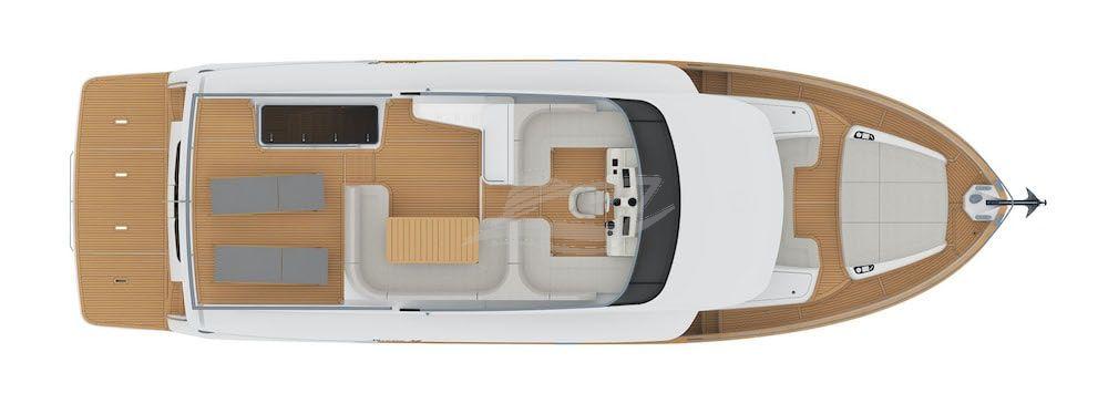 Absolute Navetta 58 Luxury motor yacht Croatia layout 3 min