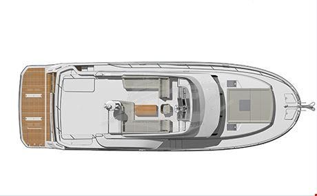 Swift Trawler 47 Luxury motor yacht Croatia layout 1