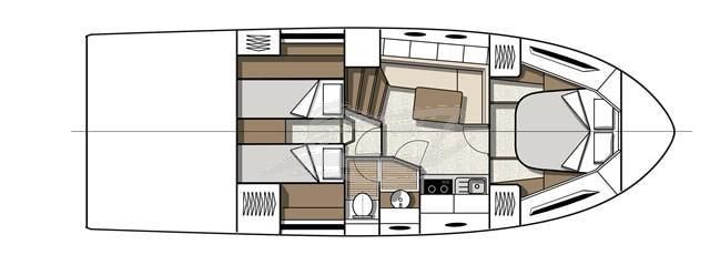 Gran Turismo 40 Luxury motor yacht Croatia layout