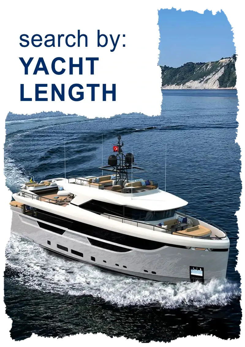 Motor boat Greece seach by yacht lenght