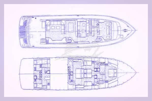 Project steel Luxury motor yacht Greece layout