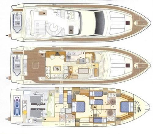 Mary Luxury motor yacht Greece layout