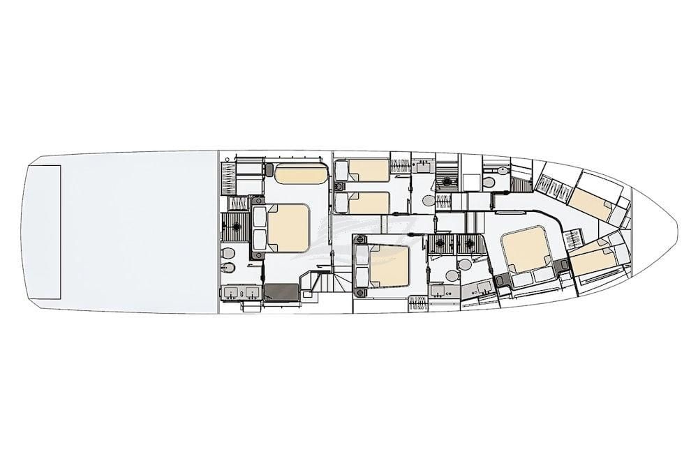 OMG Group Luxury motor yacht Croatia layout 4