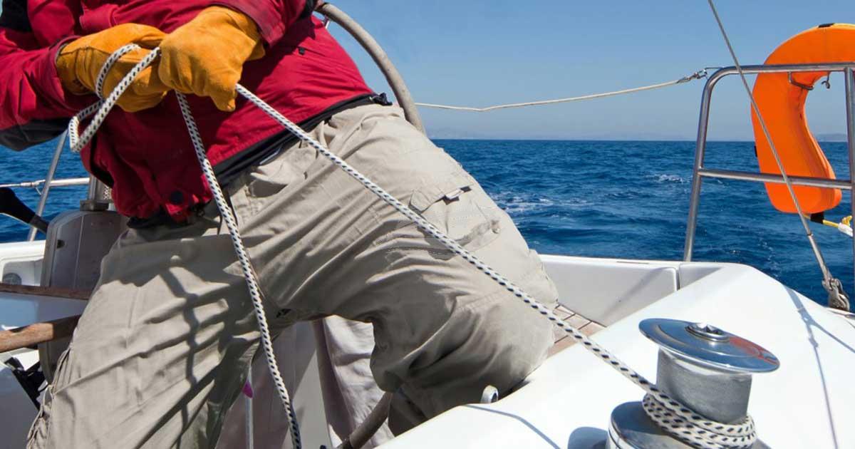 What gear to have when chartering bareboat sailing yacht?