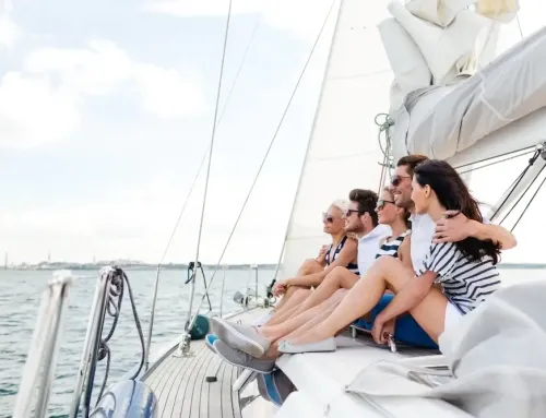 What is included in a yacht rental package in these countries?